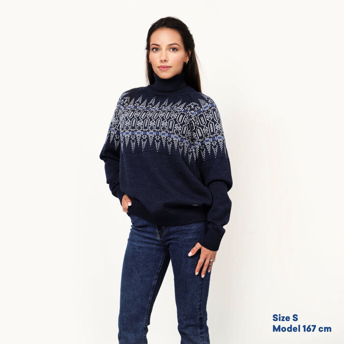 Pullover aus Merinowolle Kama 5051